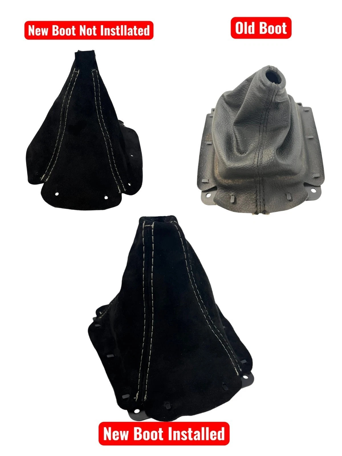 compatible with mazda miata mk1 na 1989 1990 1991 1992 1993 1994 1995 1996 1997 genuine suede shift boot cover manual transmission shifter
