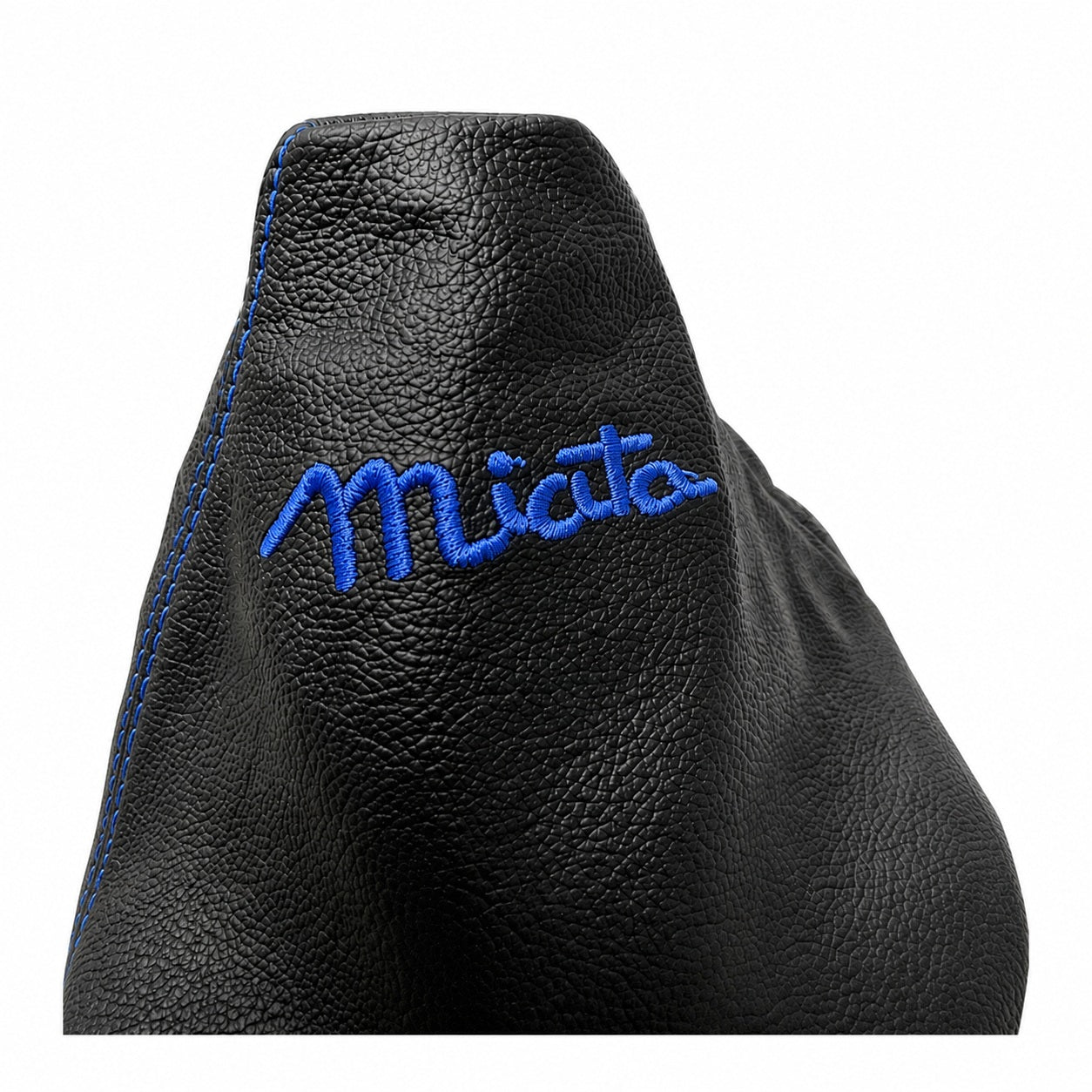 genuine leather shift boot cover manual transmission shifter mazda miata embroidery 2005 2006 2007 2008 2009