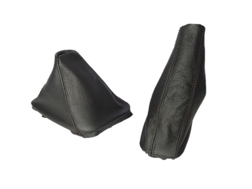M Stitch Vinyl Manual Shift Boot Cover For BMW E36 E46 3 Series 1991-2005 – Black PU Leather, Handmade USA