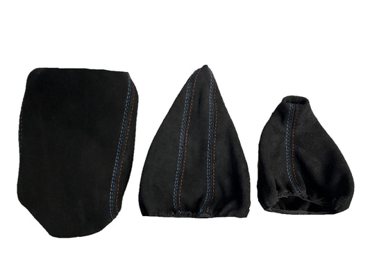 Genuine Suede console shift handbrake boot cover for bmw 1991 1992 1993 1994 1995 1996 1997 1998 1999 2000 2001 2002 2003 2004