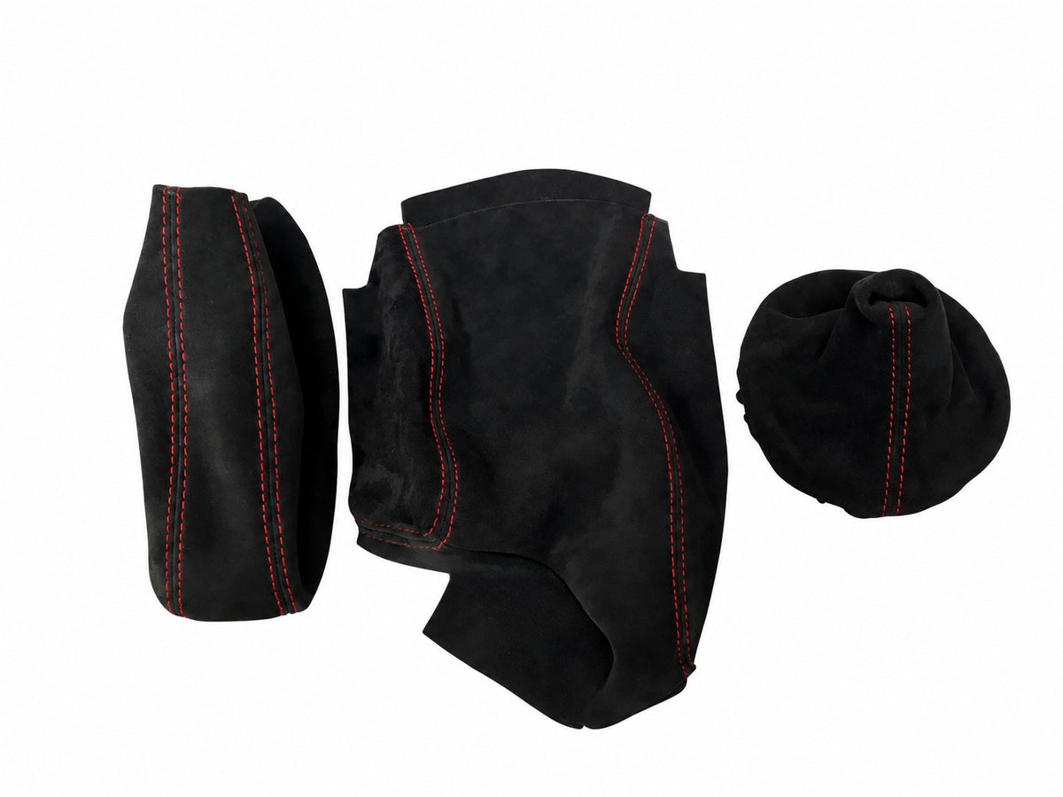 Compatible with BMW E36 E46 Right Hand Driver Suede Console Handbrake Shift Boot Cover
