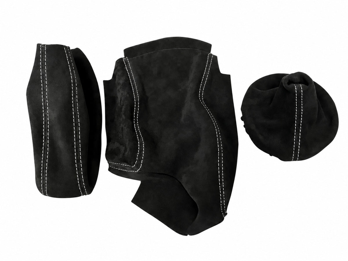 Compatible with BMW E36 E46 Right Hand Driver Suede Console Handbrake Shift Boot Cover