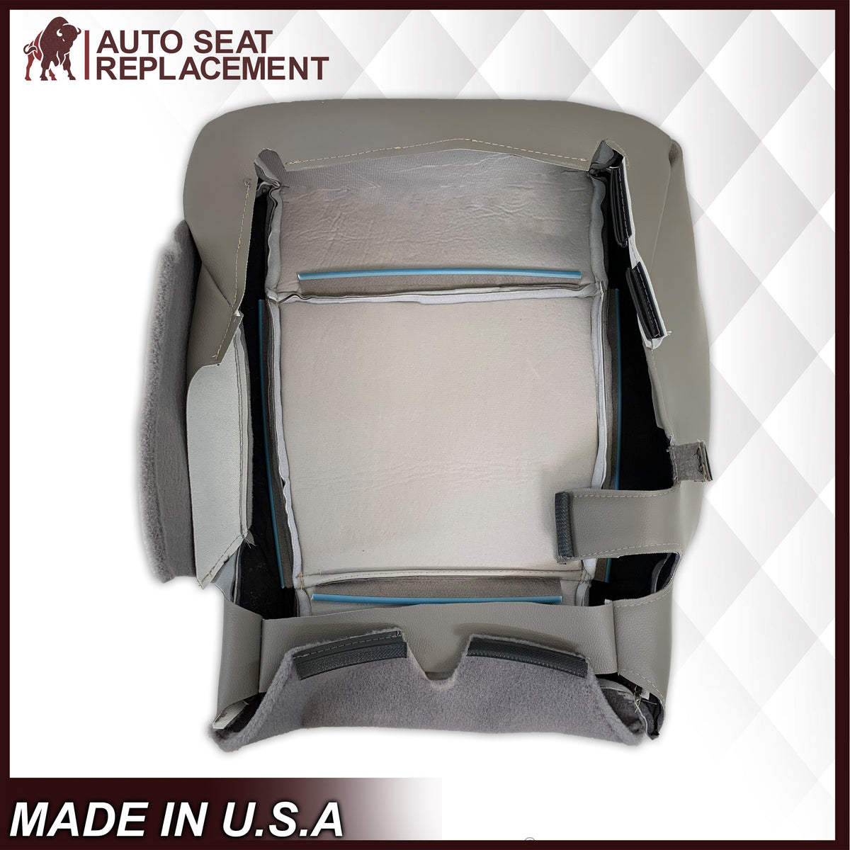 2017-2022 Ford F-250 F-350 F-450 F-550 XL WORK TRUCK Replacement Seat Covers In Gray: Choose From Variants