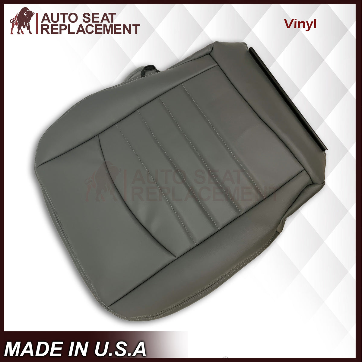 2013 - 2018 Dodge Ram Work Truck Replacement Vinyl Seat Covers Diesel Gray: Choose your side