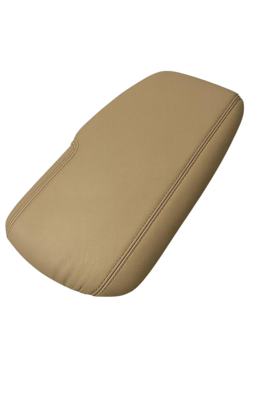 genuine leather console lid armrest cover for chevy corvette c6 2005 2006 2007 2008 2009 2010 2011 2012 2013 cashmere tan beige
