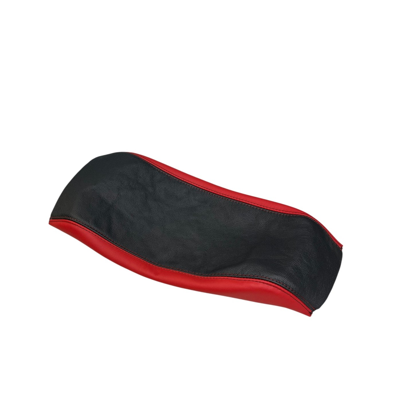 for chevy corvette c v8 z06 coupe 1997 1998 1999 2000 2001 2002 2003 2004 genuine leather center console armrest cover in torch red and black