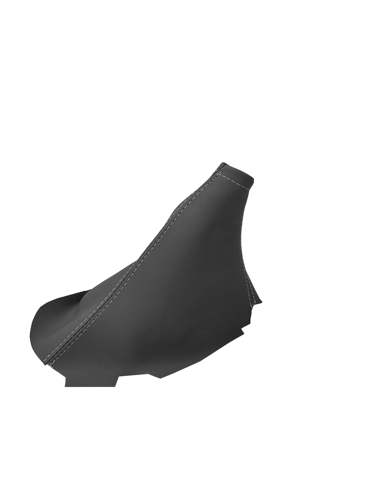 Titanium Gray Leather Handbrake & Shift Boot Cover Compatible With 2005-2013 Chevy Corvette C6