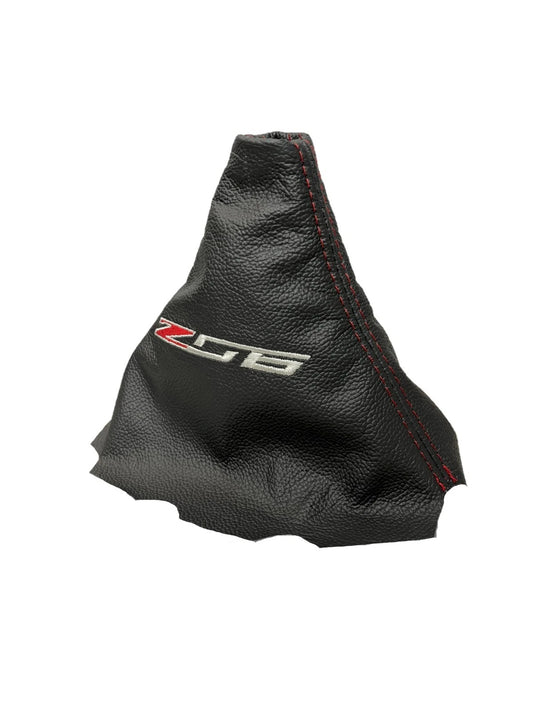 black aclantra leather shift boot cover for chevy corvette c5 z06 2001 2002 2003 2004 manual transmission shifter