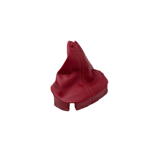 cobalt red leather shift boot cover for chevy corvette c6 2005 2006 2007 manual transmission shifter