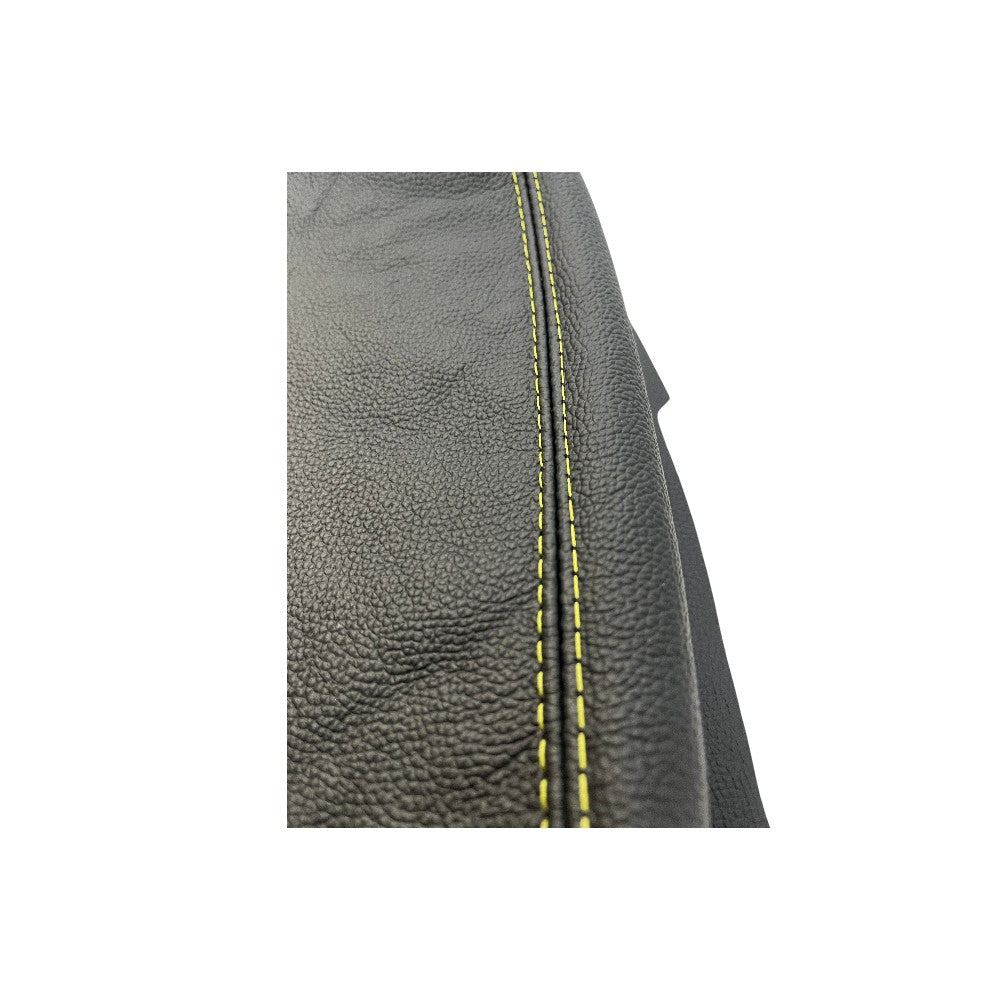 for chevy corvette c5 v8 z06 coupe genuine leather console armrest cover in black made in usa