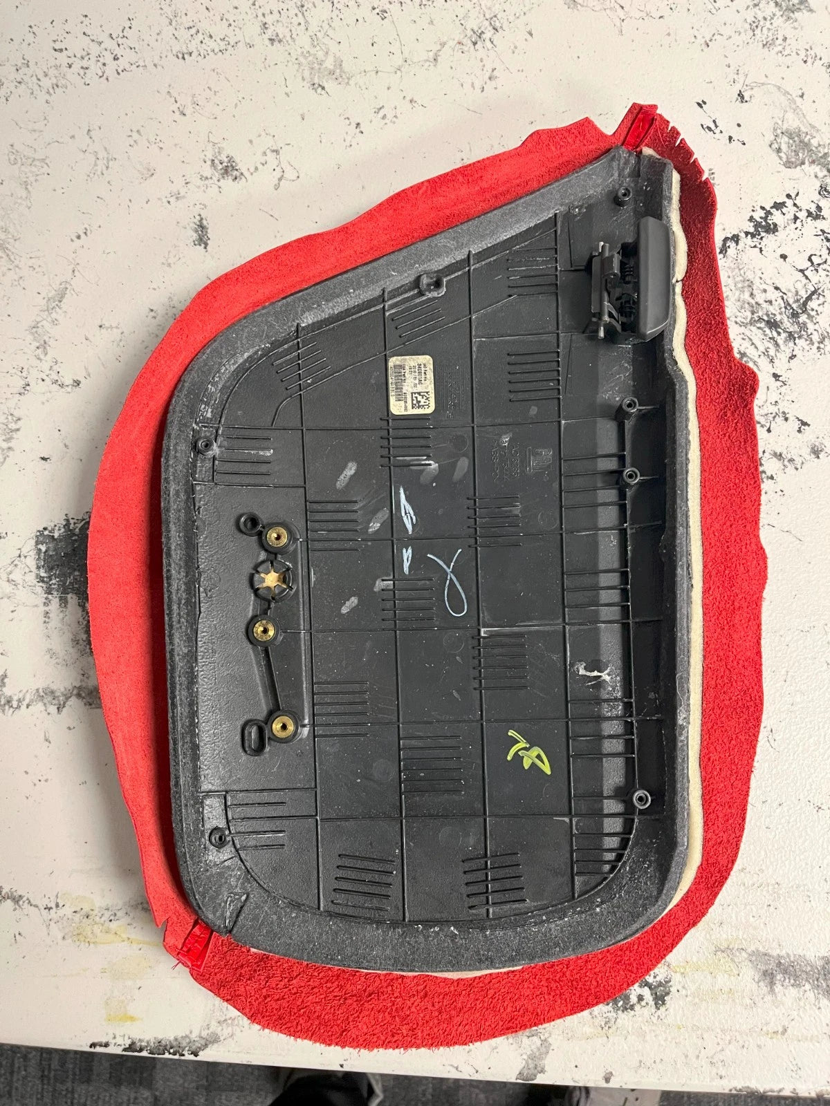 adrenalin red genuine leather center console lid armrest cover for chevy corvette c7 2015 2016 2017 2018 2019