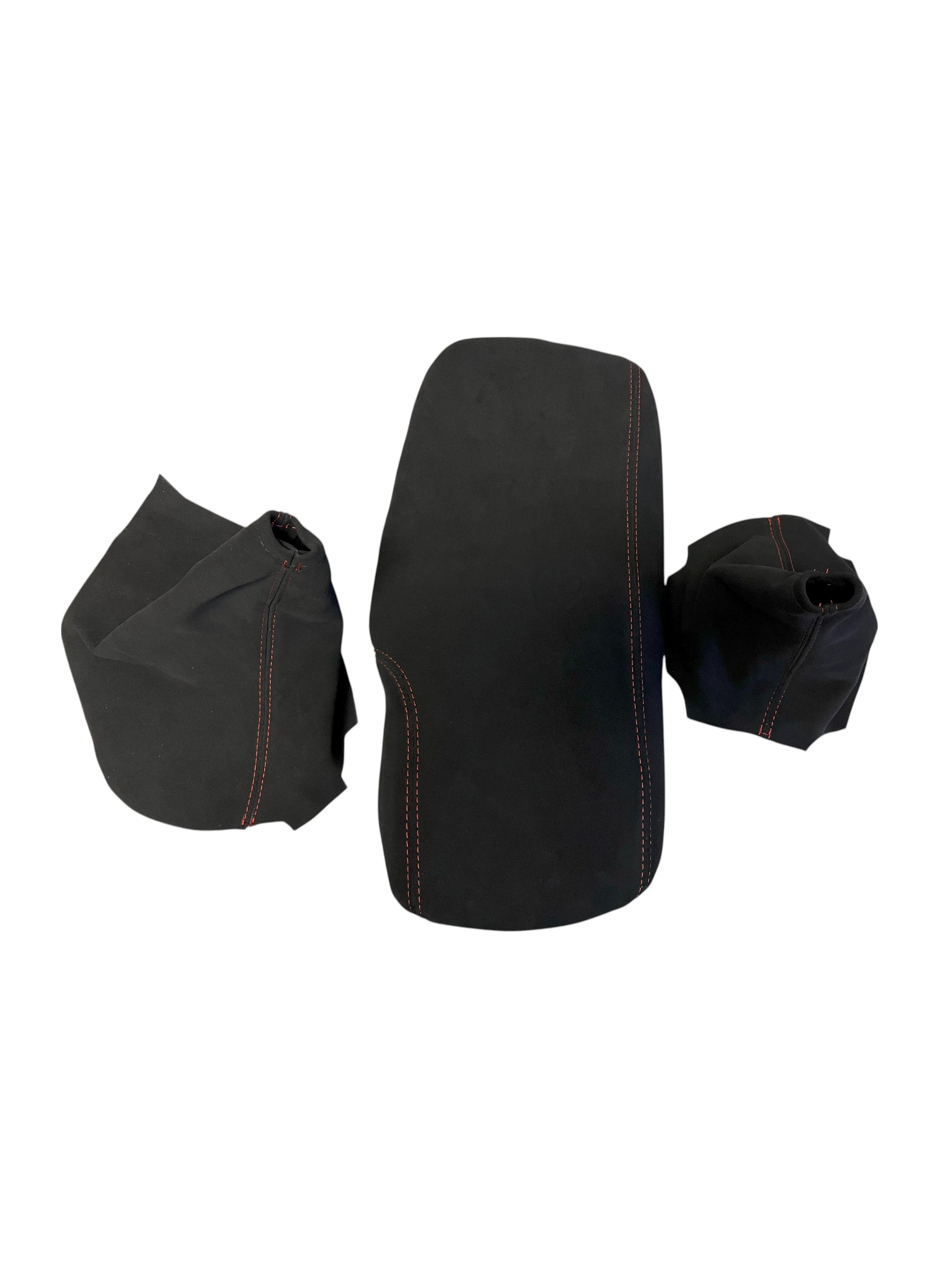 genuine suede console armrest shift handbrake boot cover for chevy corvette c6 2005 2006 2007 2008 2009 2010 2011 2012 2013 manual transmission
