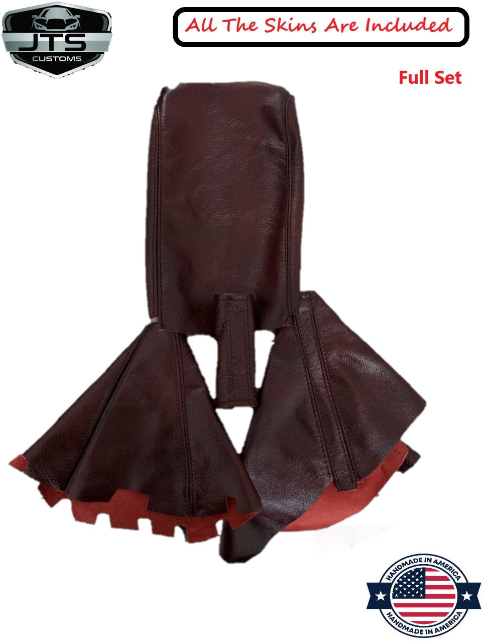2008 2009 2010 2011 2012 2013 2014 Subaru Impreza shift boot e-brake boot console cover set in Burgandy red