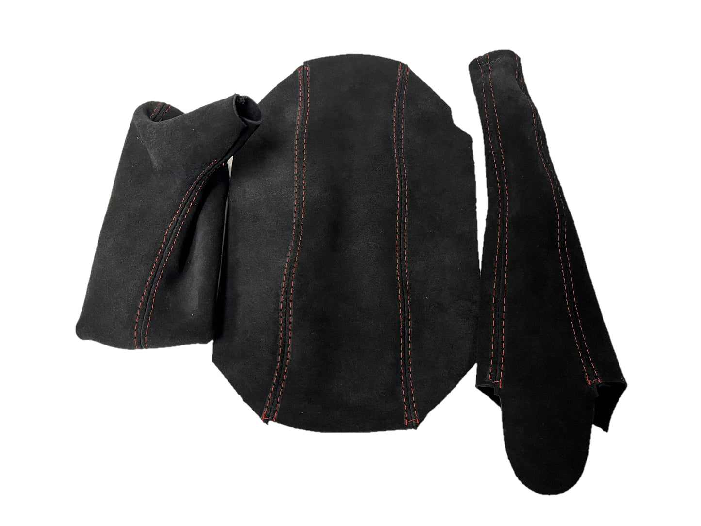 black genuine suede shift handbrake boot and console armrest cover for porsche boxster 911 986 996 1997 1998 1999 2000 2001 2002 2003 2004 manual transmission