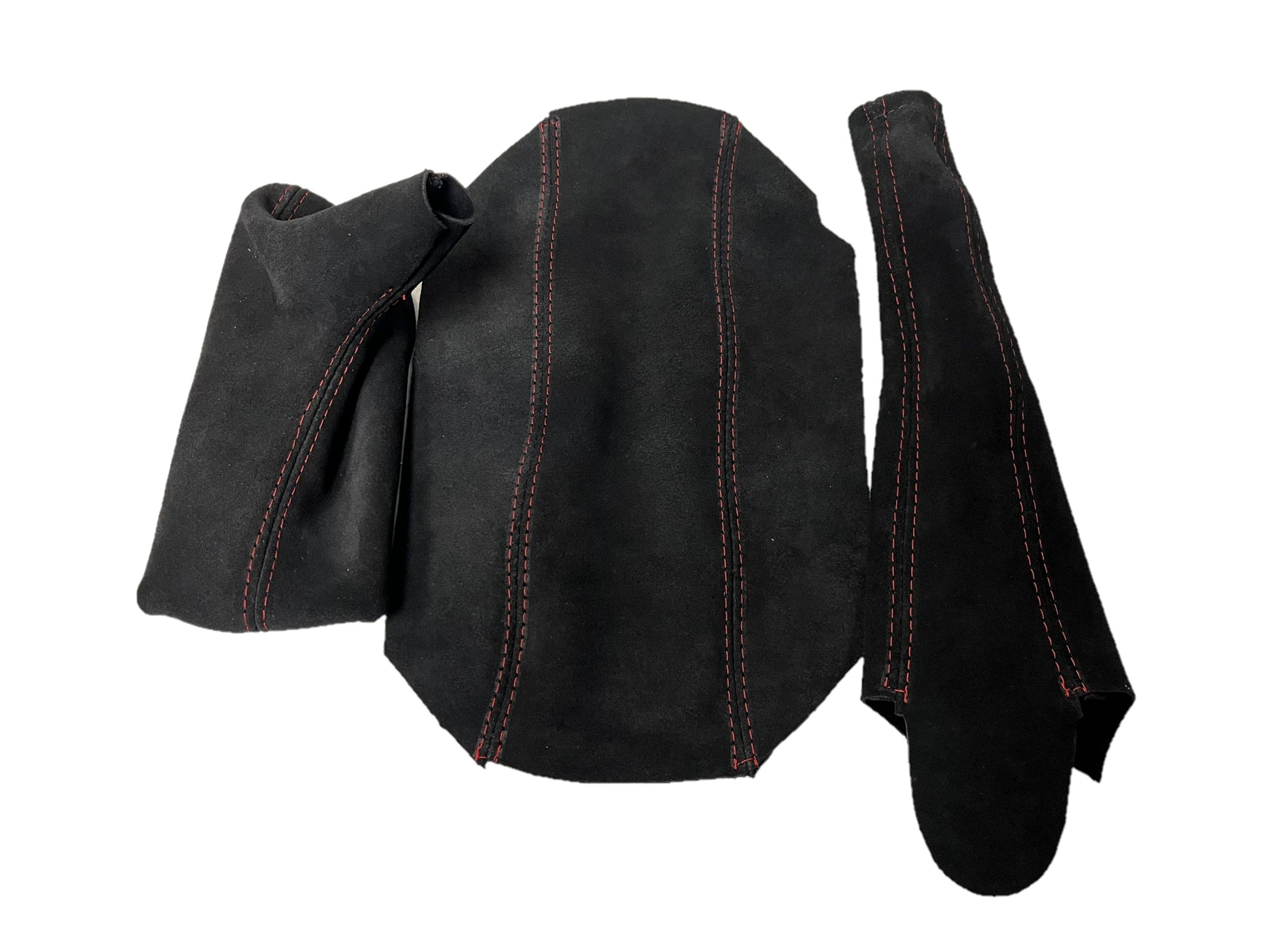 black genuine suede shift handbrake boot and console armrest cover for porsche boxster 911 986 996 1997 1998 1999 2000 2001 2002 2003 2004 manual transmission