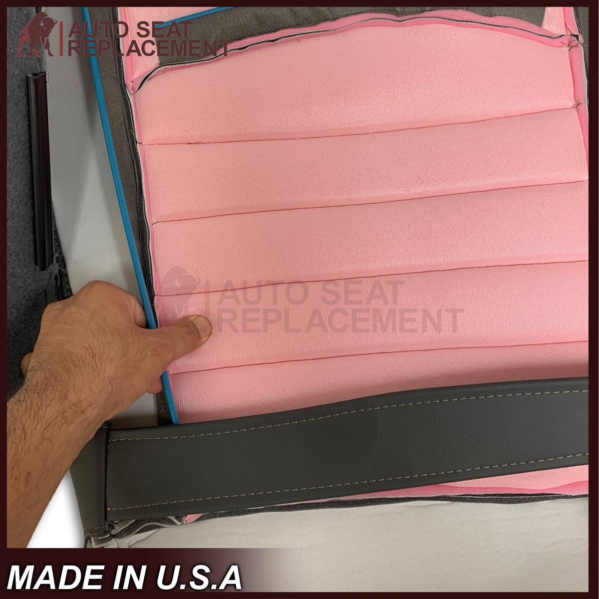 2013 - 2018 Dodge Ram Work Truck Replacement Vinyl Seat Covers Diesel Gray: Choose your side