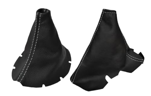 Leather Shift & Parking Brake Boot Cover For 1997-2004 Chevy Corvette C5 V8 Z06