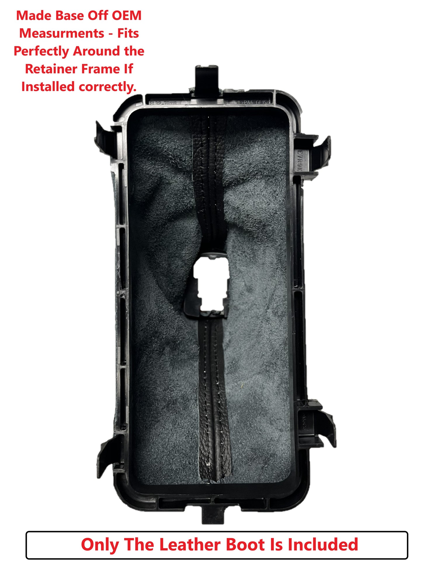Black Leather Automatic Shift Boot Cover For Ford F150 2015 2016 2017 2018 2019 2020