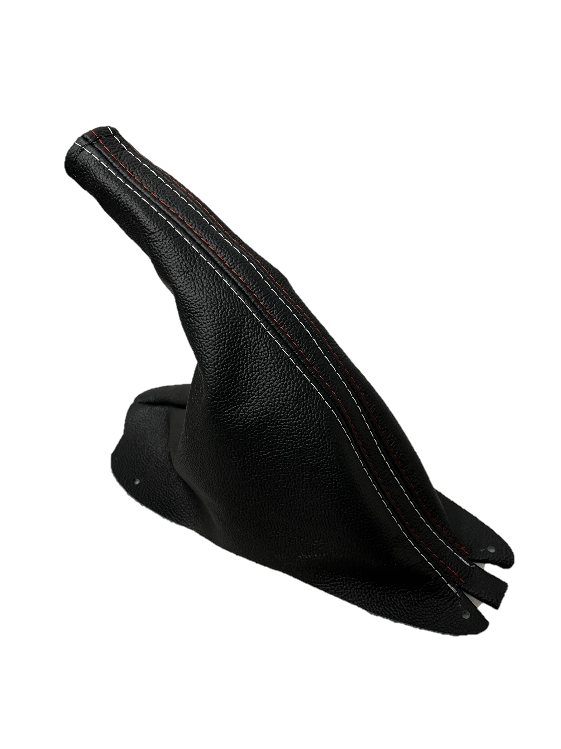 "Premium genuine leather shift boot and parking brake boot set for Ford Mustang coupe and convertible 1994–2004.