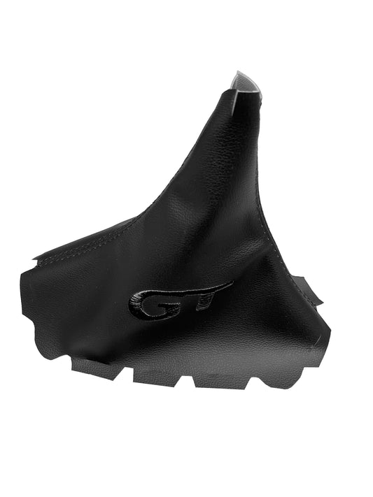 synthetic leather manual shift boot cover with embroidery for ford mustang gt convertible 2005 2006 2007 2008 2009