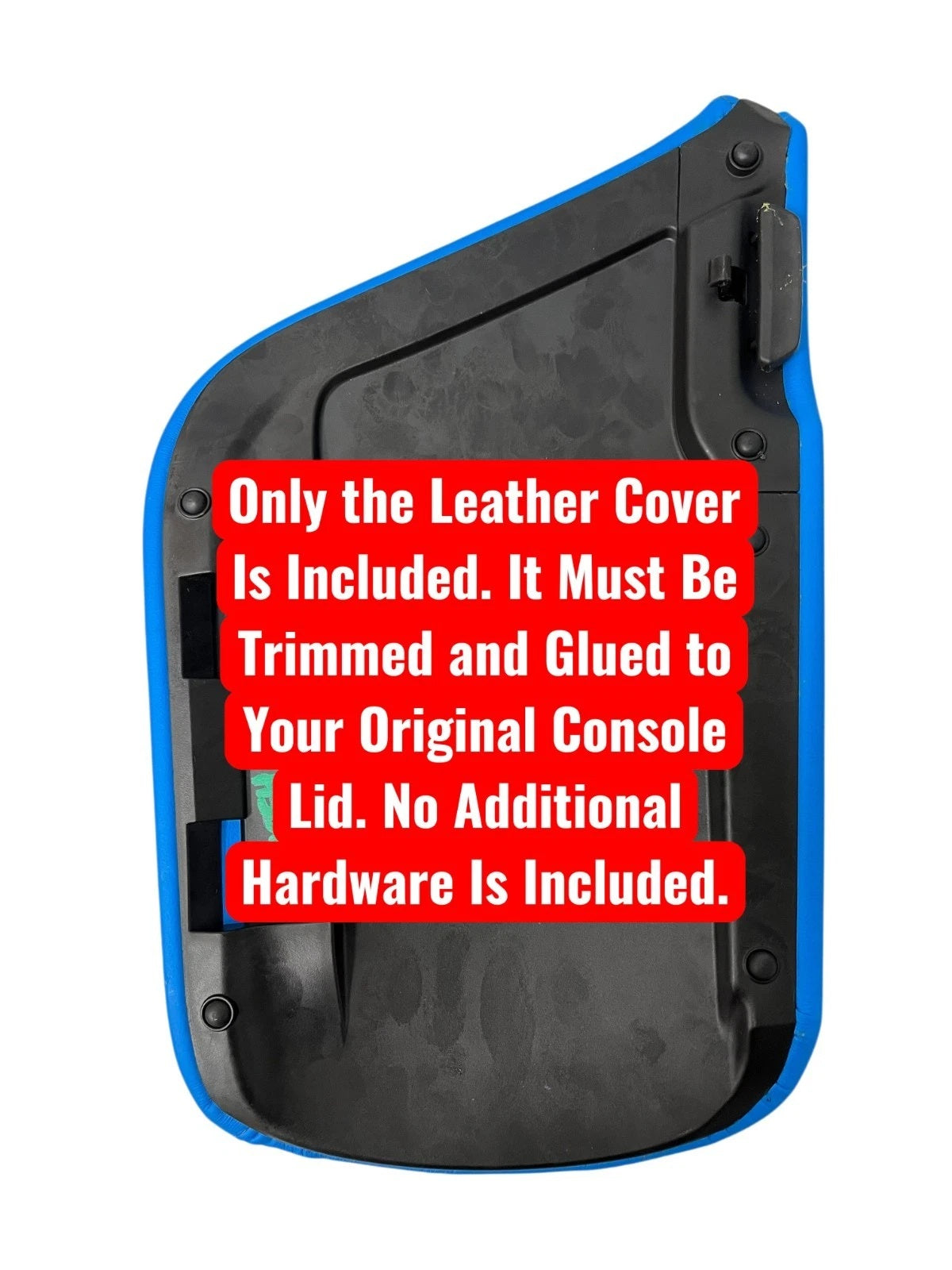 tension blue genuine leather center console lid armrest cover for chevy corvette c7 2015 2016 2017 2018 2019