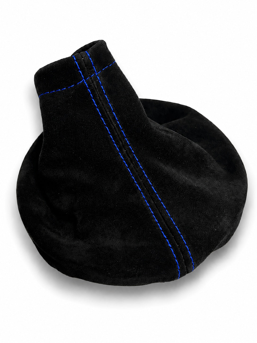 Subaru STI 2015–2021 suede shift boot replacement with red contrast stitching