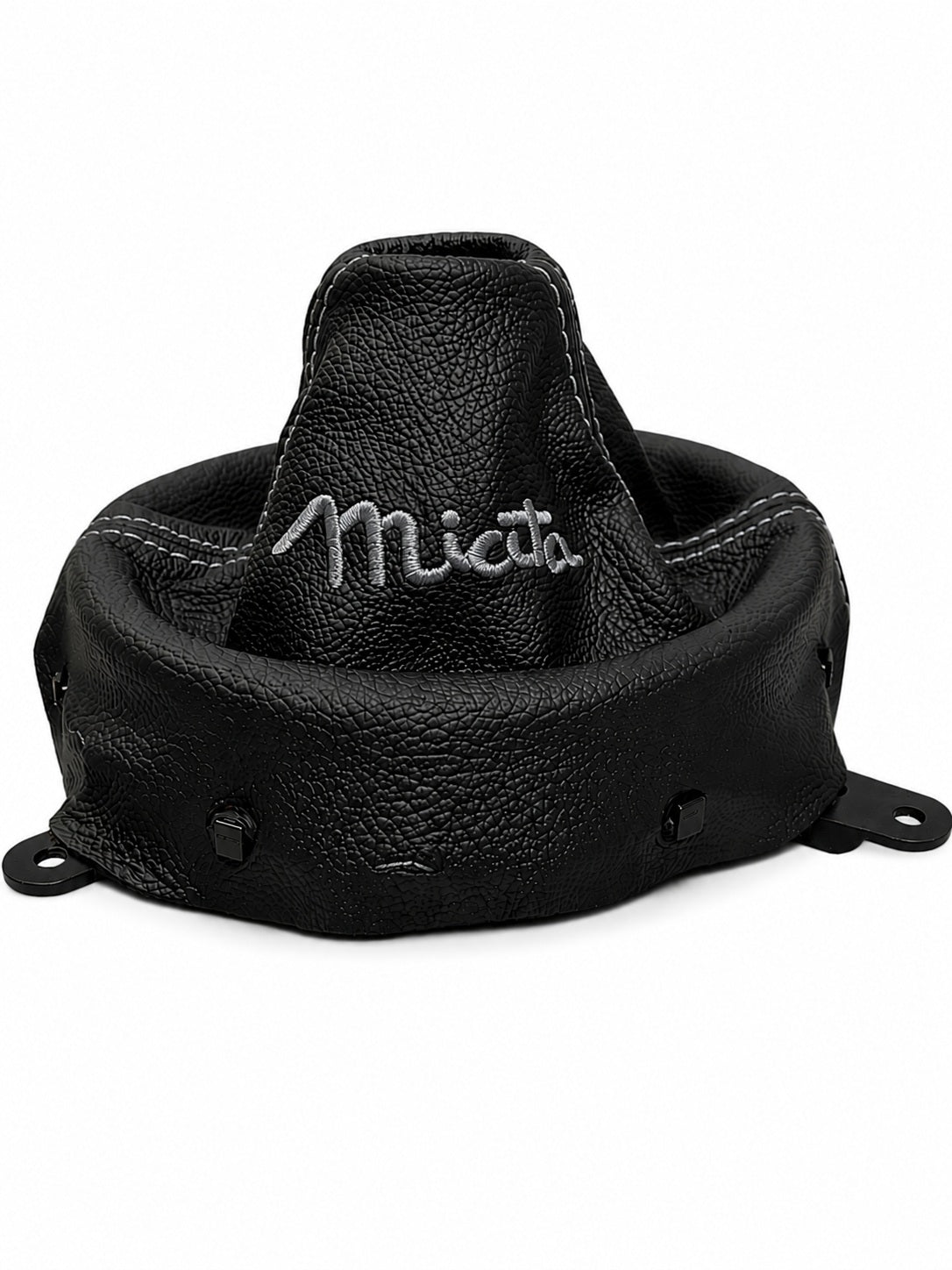 custom embroidery leather shift boot cover manual transmission shifter for mazda miata max-5 2006 2007 2008 2009 2010 2011 2012 2013