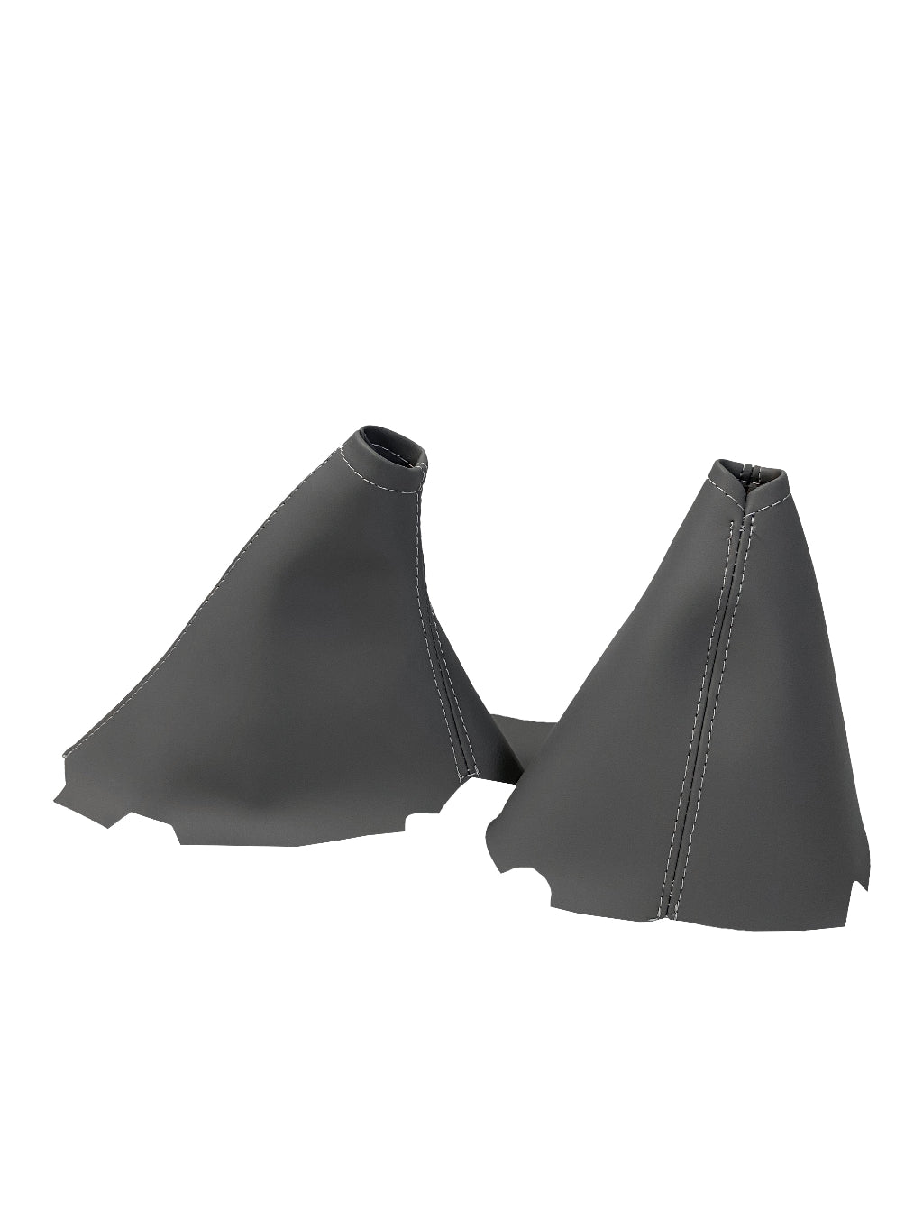 genuine titanium gray leather shift & parking brake boot cover for chevy corvette c6 2005 2006 2007 2008 2009 2010 2011 2012 2013 manual transmission