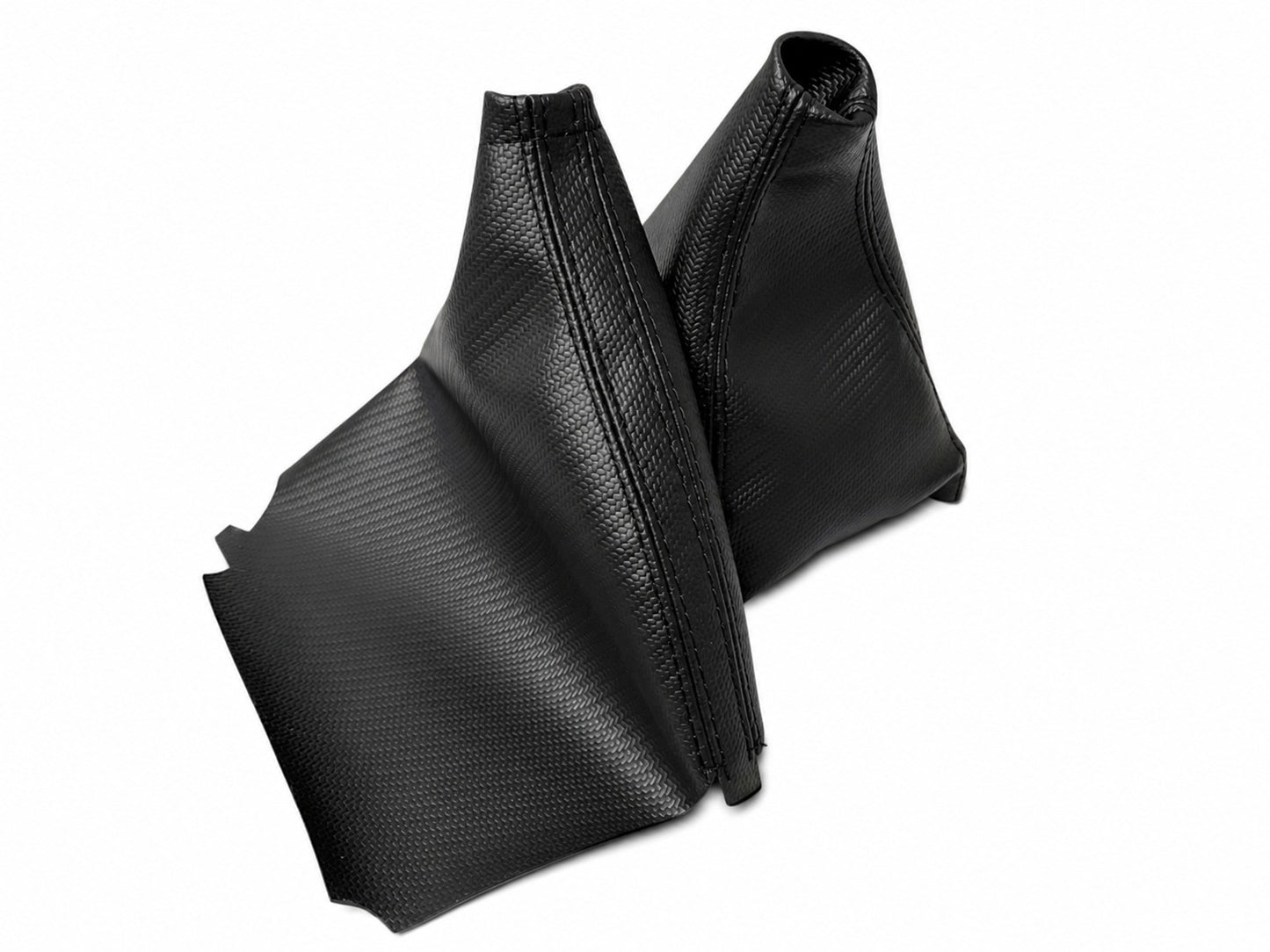 For 2008-2016 Subaru Impreza WRX Crosstrek Forester Carbon Fiber Vinyl Handbrake & Shift Boot Cover