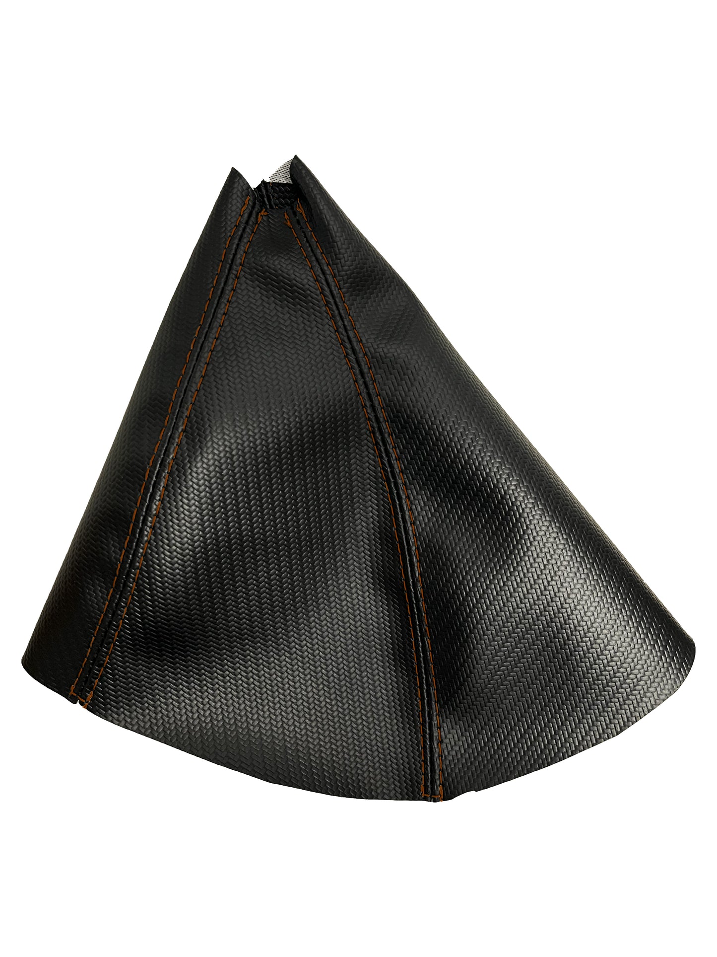 Black Carbon Fiber Ultra Leather Shift Boot Cover For Hummer H3 2006 2007 2008 2009 2010