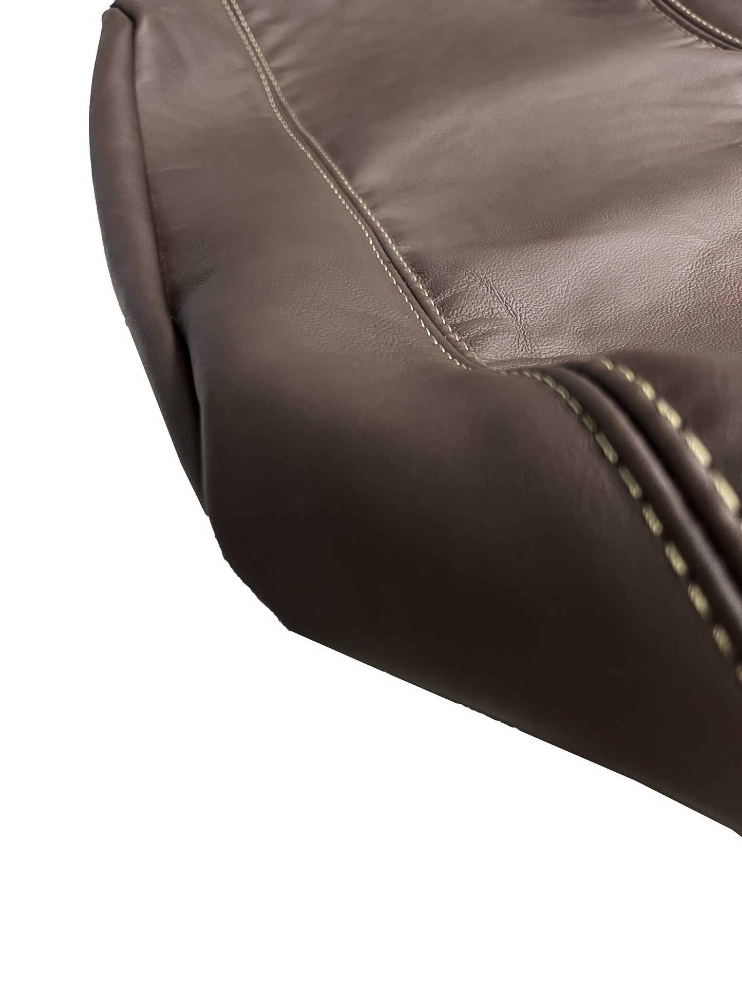 for dodge ram limited longhorn 1500 2500 3500 4500 5500 Synthetic leather console armrest cover in dark brown