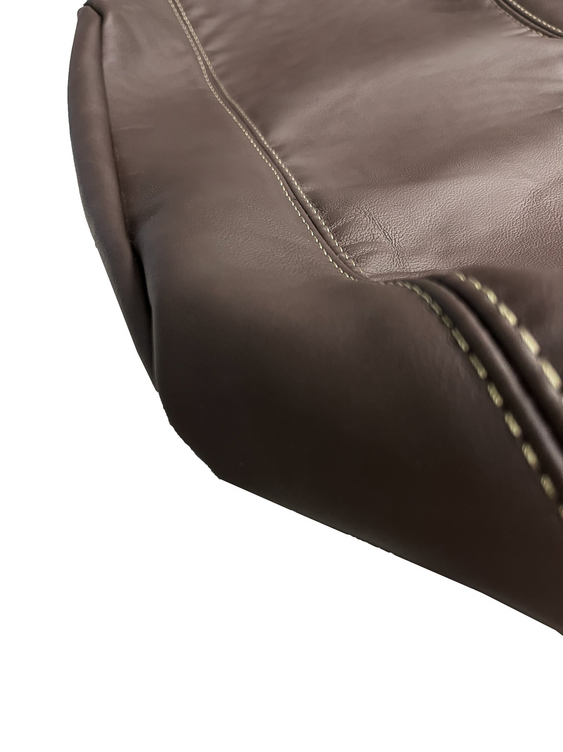 for dodge ram limited longhorn 1500 2500 3500 4500 5500 Synthetic leather console armrest cover in dark brown