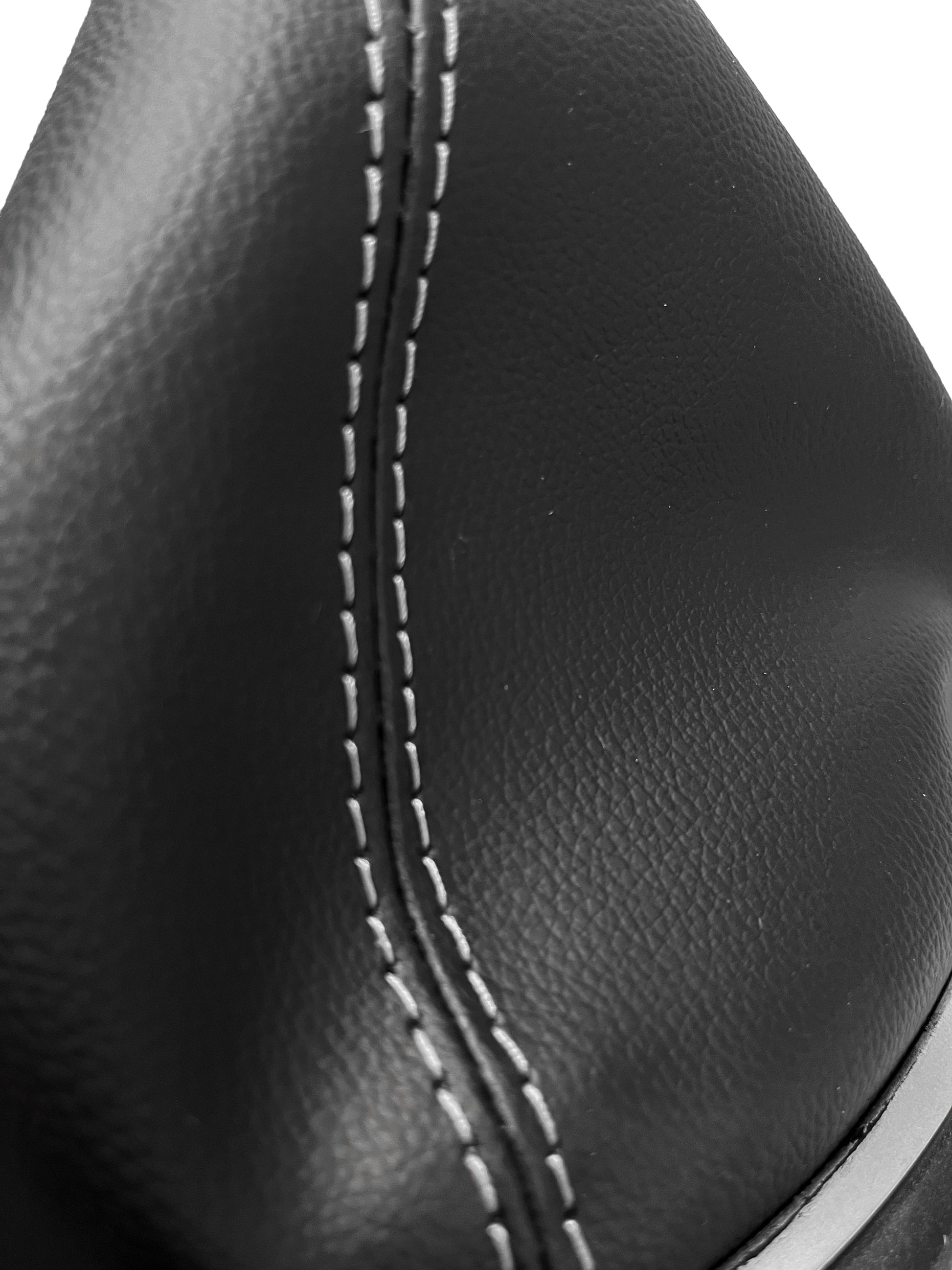 synthetic leather manual shift boot cover in black for honda civic 2001 2002 2003 2004 2005