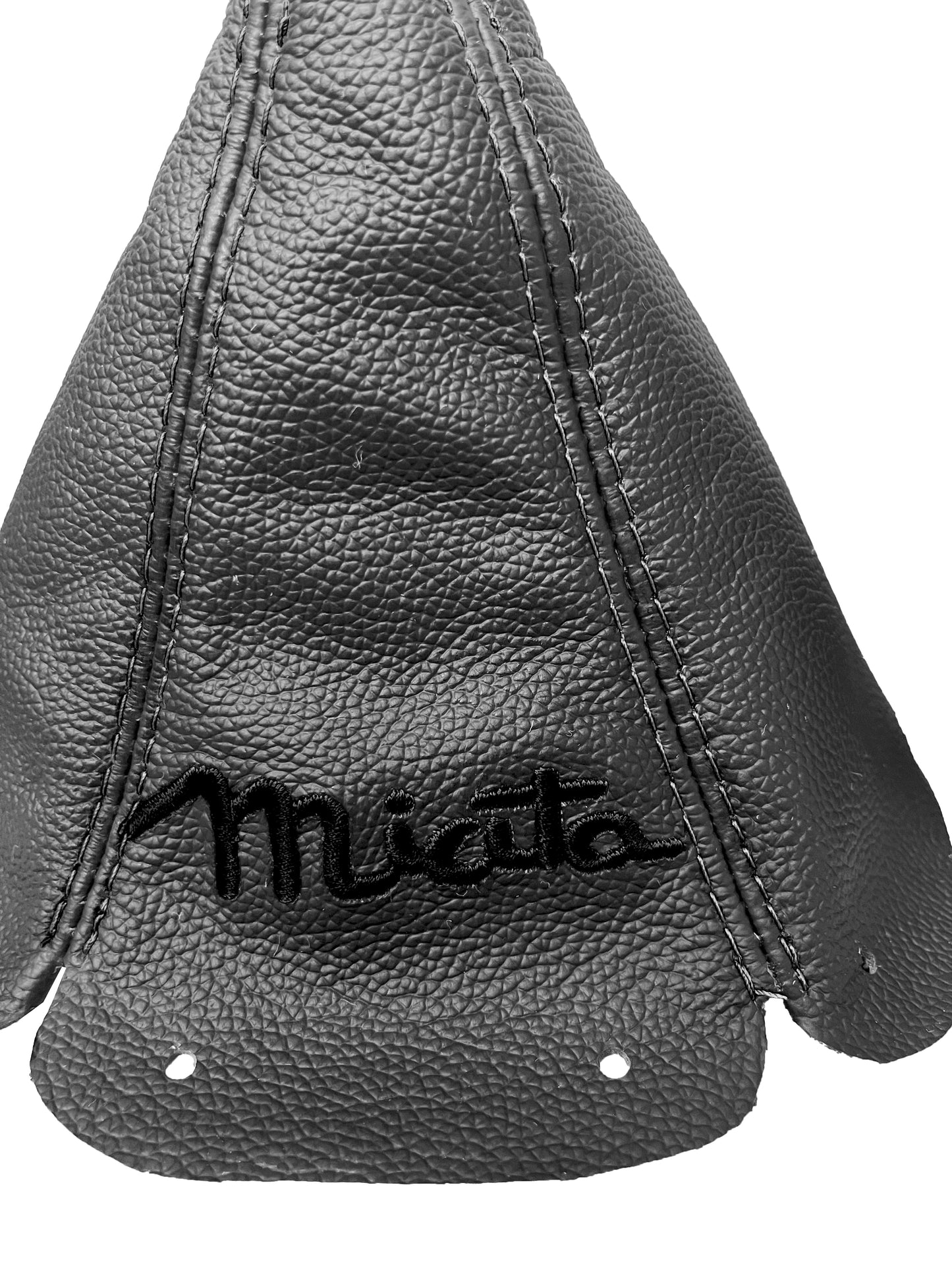 for mazda mx-5 mk1 1989 1990 1991 1992 1993 1994 1995 1996 1997 genuine leather handbrake shift boot cover with miata and roadstar embroidery 