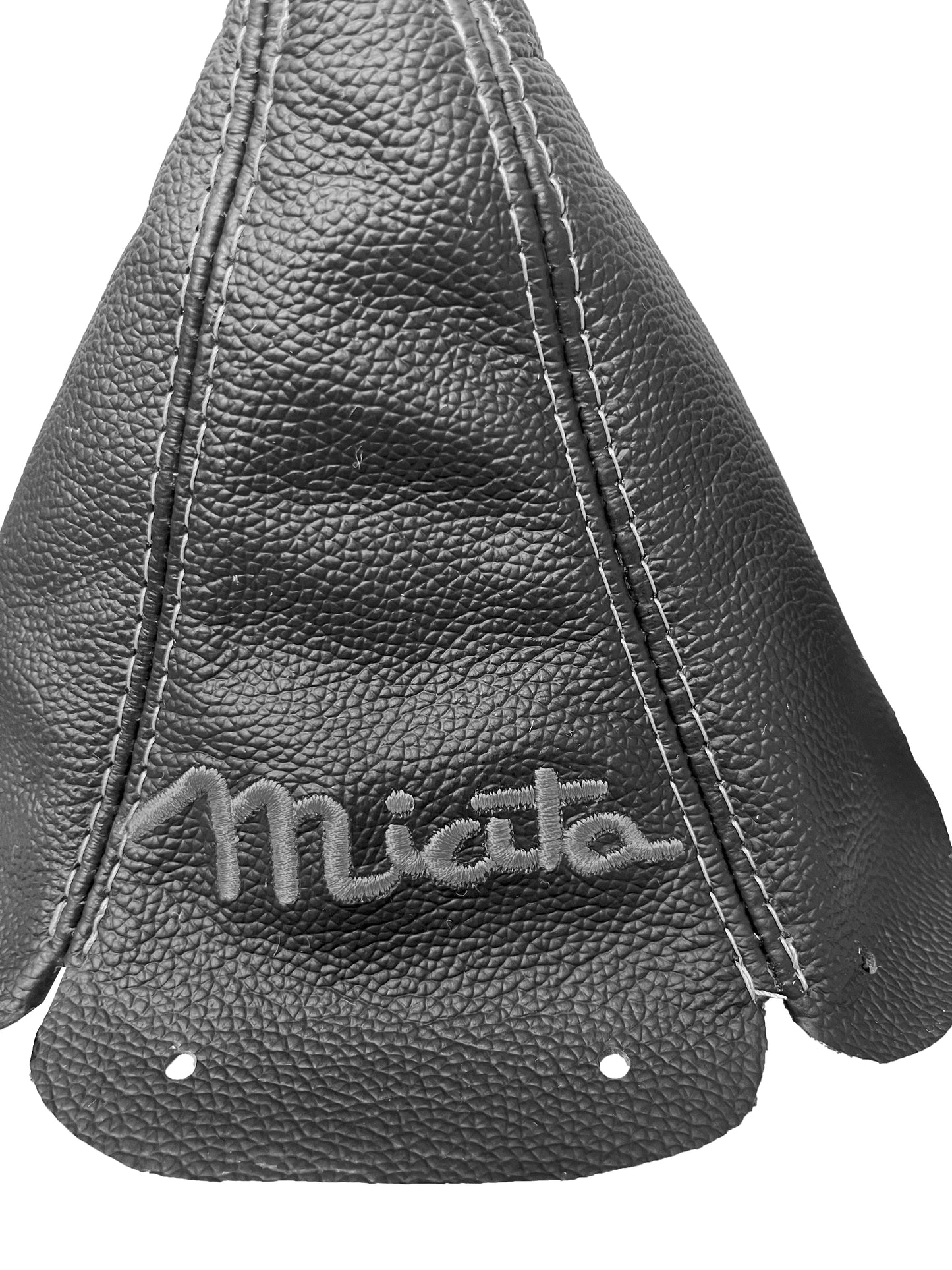 for mazda mx-5 mk1 1989 1990 1991 1992 1993 1994 1995 1996 1997 genuine leather handbrake shift boot cover with miata and roadstar embroidery 