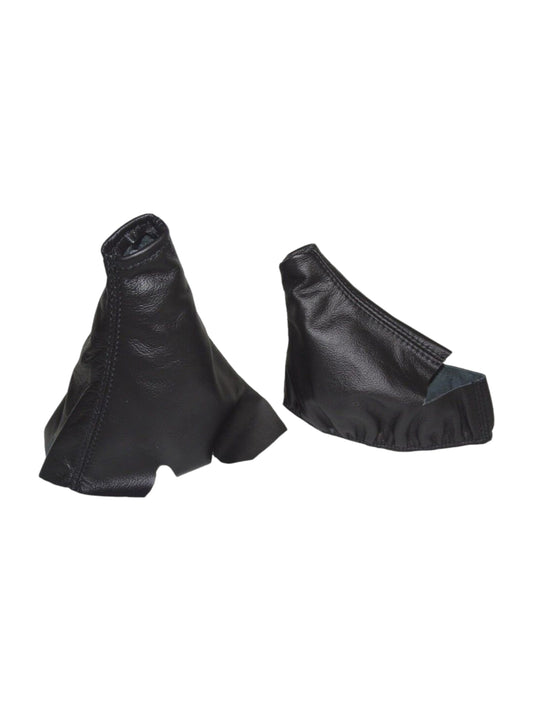 Leather AUTOMATIC Shift & Handbrake Boot Cover For Chevy Corvette C5 1997 1998 1999 2000 2001 2002 2003 2004
