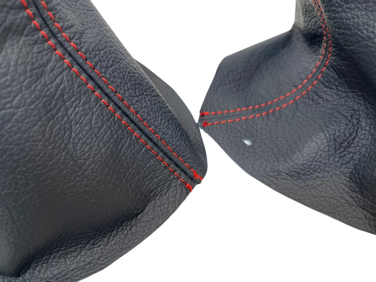 fits for mazda mx-5 nc 2006 2007 2008 2009 2010 2011 2012 2013 genuine leather shift parking brake boot cover manual transmission