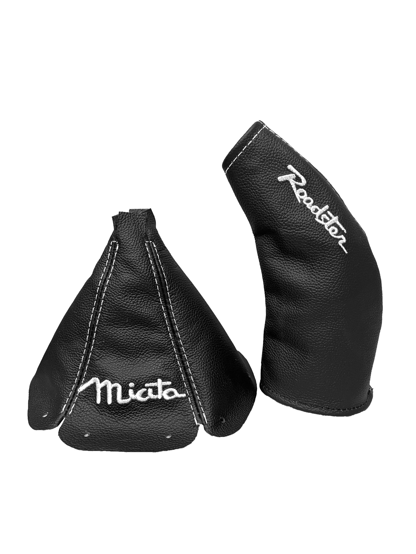for mazda mx-5 mk1 1989 1990 1991 1992 1993 1994 1995 1996 1997 genuine leather handbrake shift boot cover with miata and roadstar embroidery 