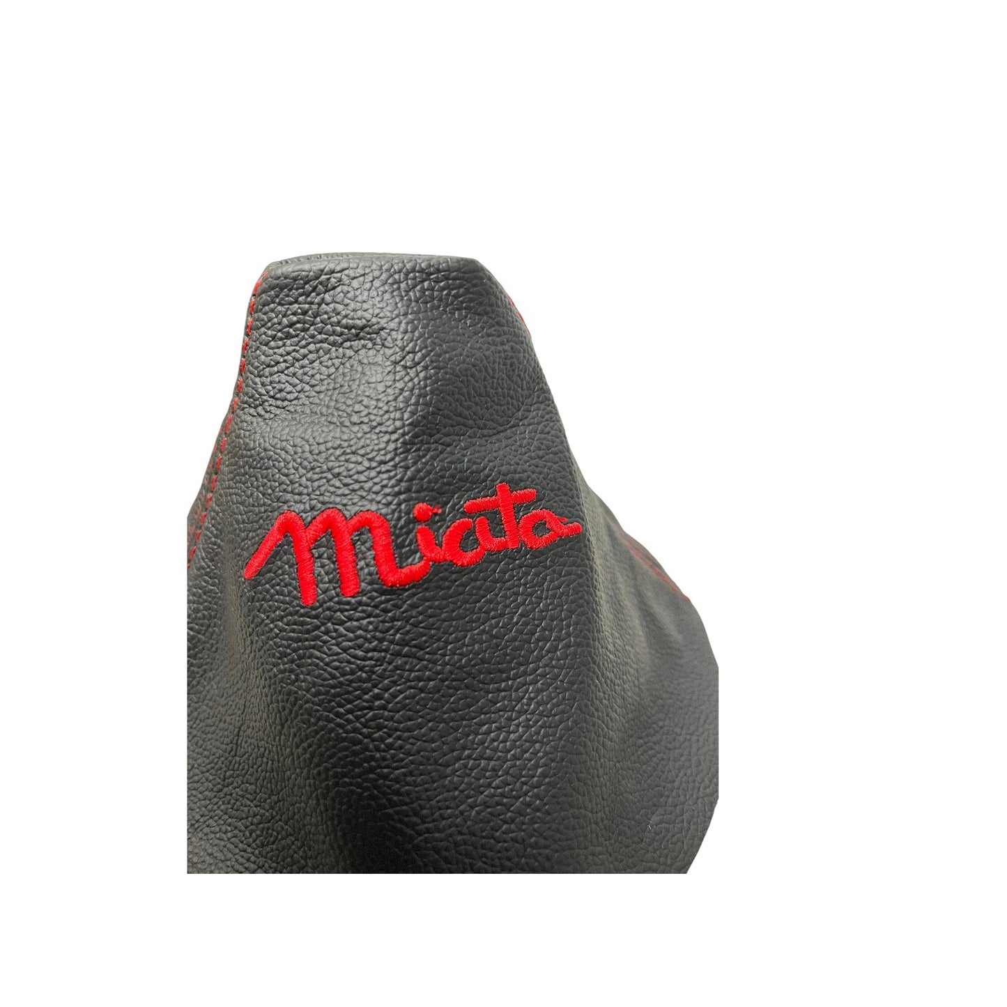 genuine leather shift boot cover manual transmission shifter mazda miata embroidery 2005 2006 2007 2008 2009