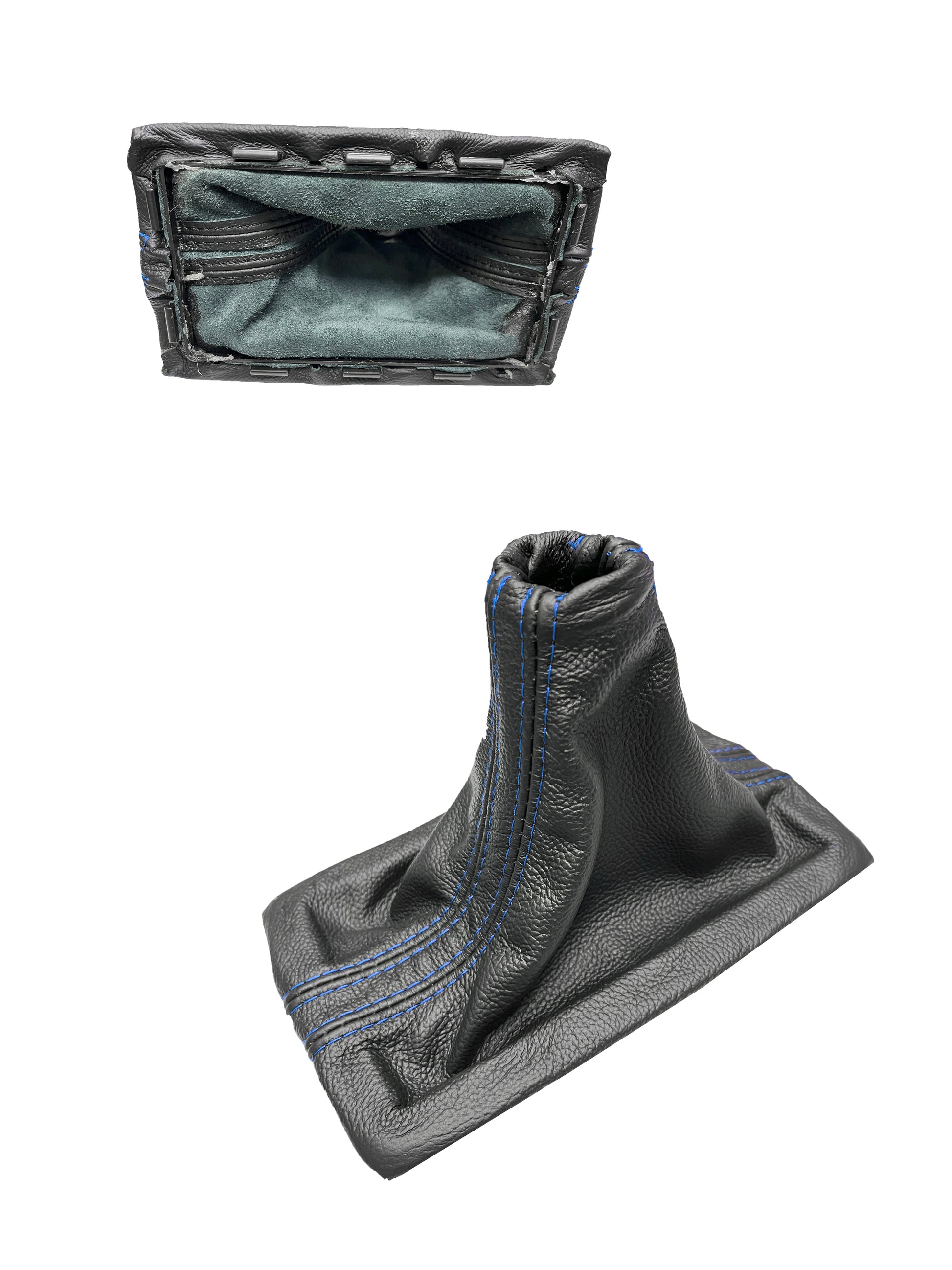 genuine leather shift boot cover 
 for ford mustang gt frame