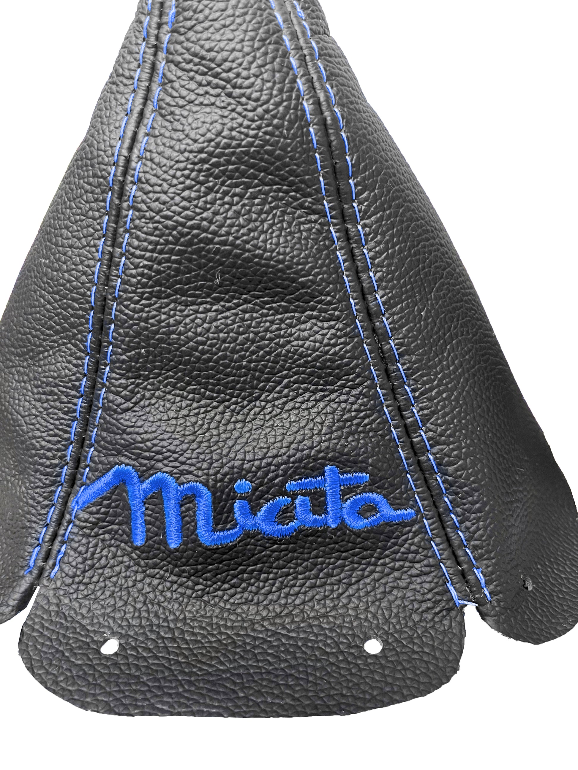 for mazda mx-5 mk1 1989 1990 1991 1992 1993 1994 1995 1996 1997 genuine leather handbrake shift boot cover with miata and roadstar embroidery 