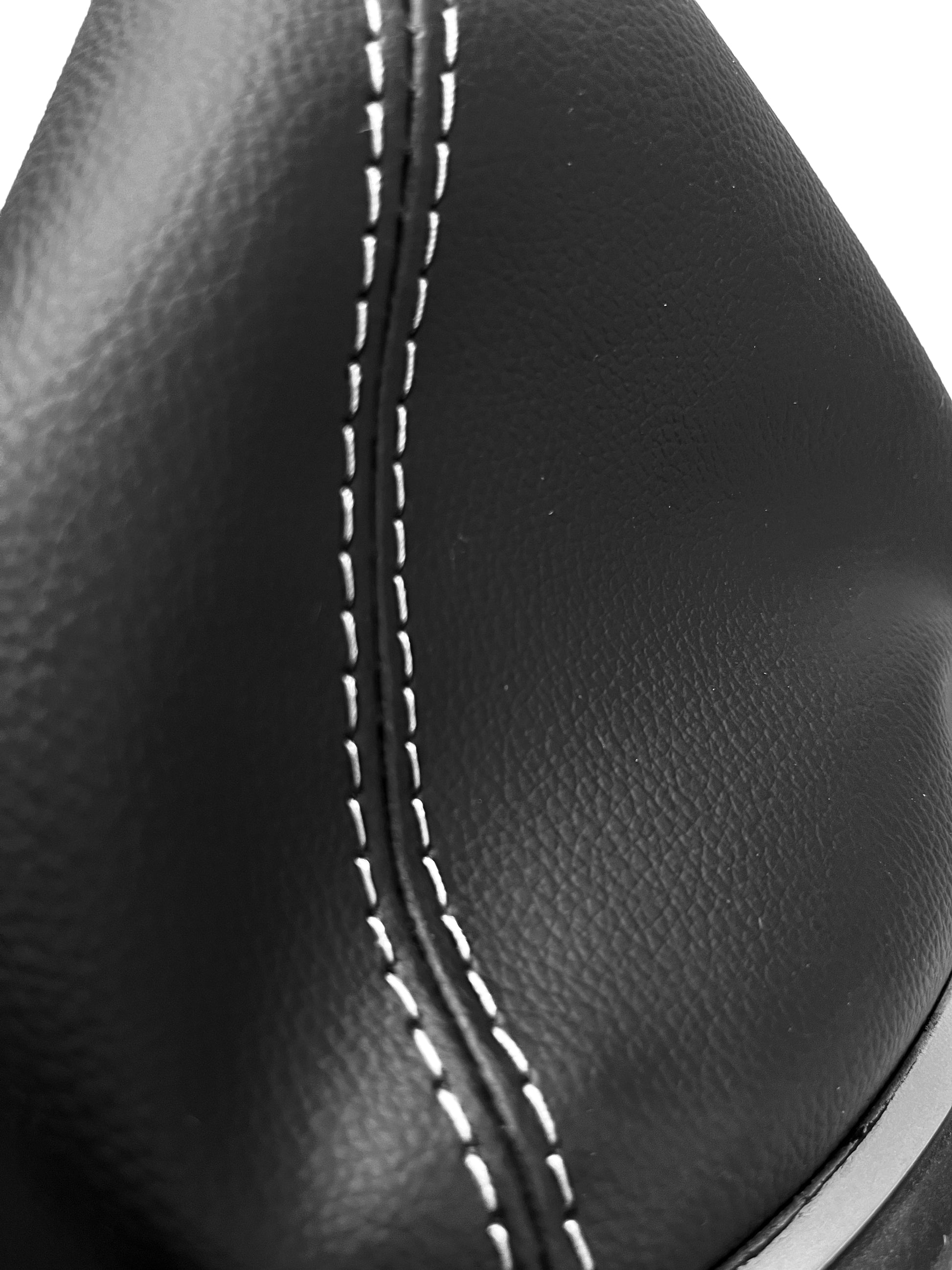 synthetic leather manual shift boot cover in black for honda civic 2001 2002 2003 2004 2005