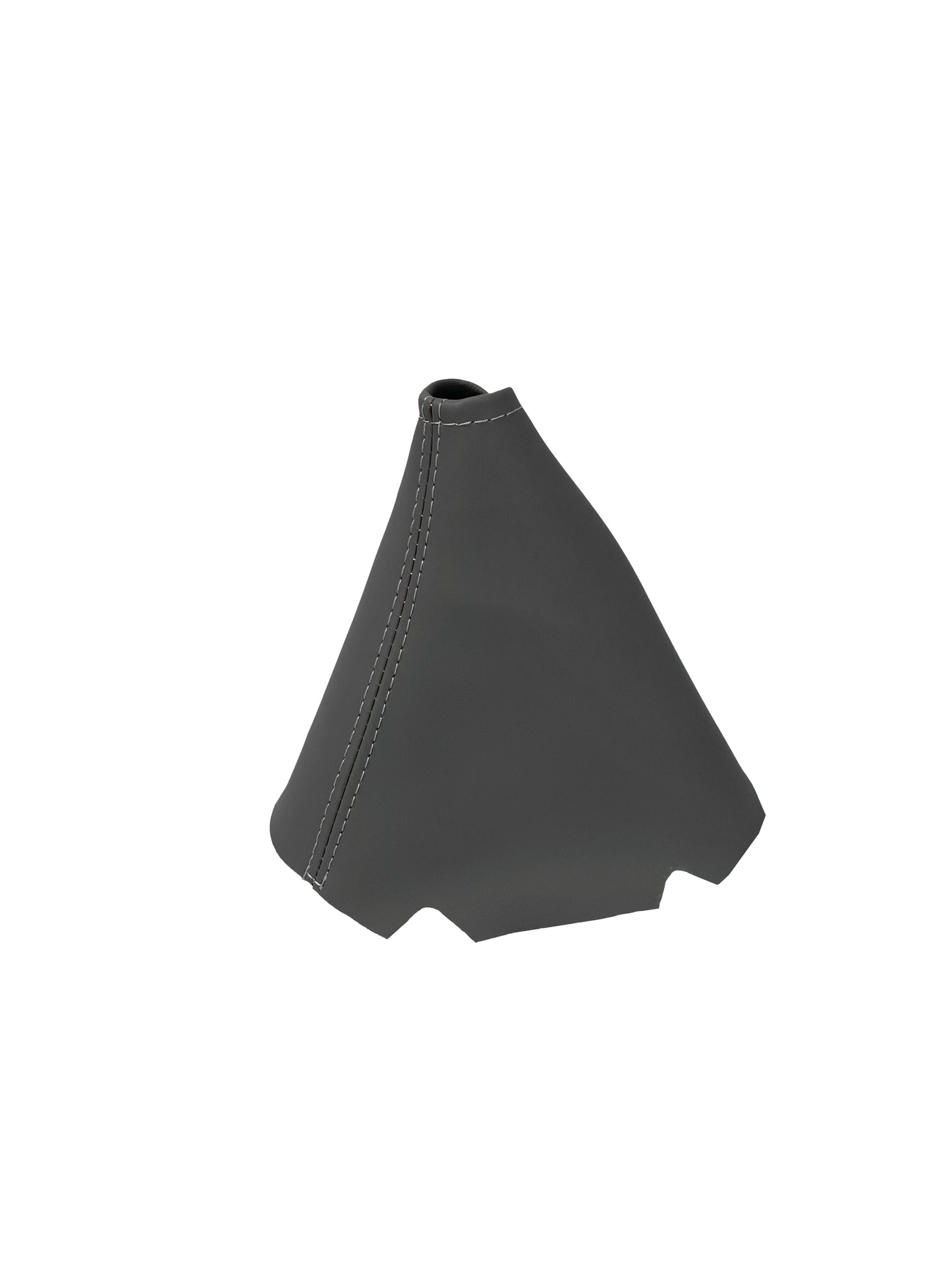 Titanium Gray Leather Handbrake & Shift Boot Cover Compatible With 2005-2013 Chevy Corvette C6