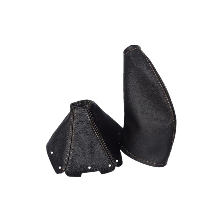 for mazda mx-5 mk1 1998 1999 2000 2001 2002 2003 2004 2005 genuine leather shift parking brake boot cover set
