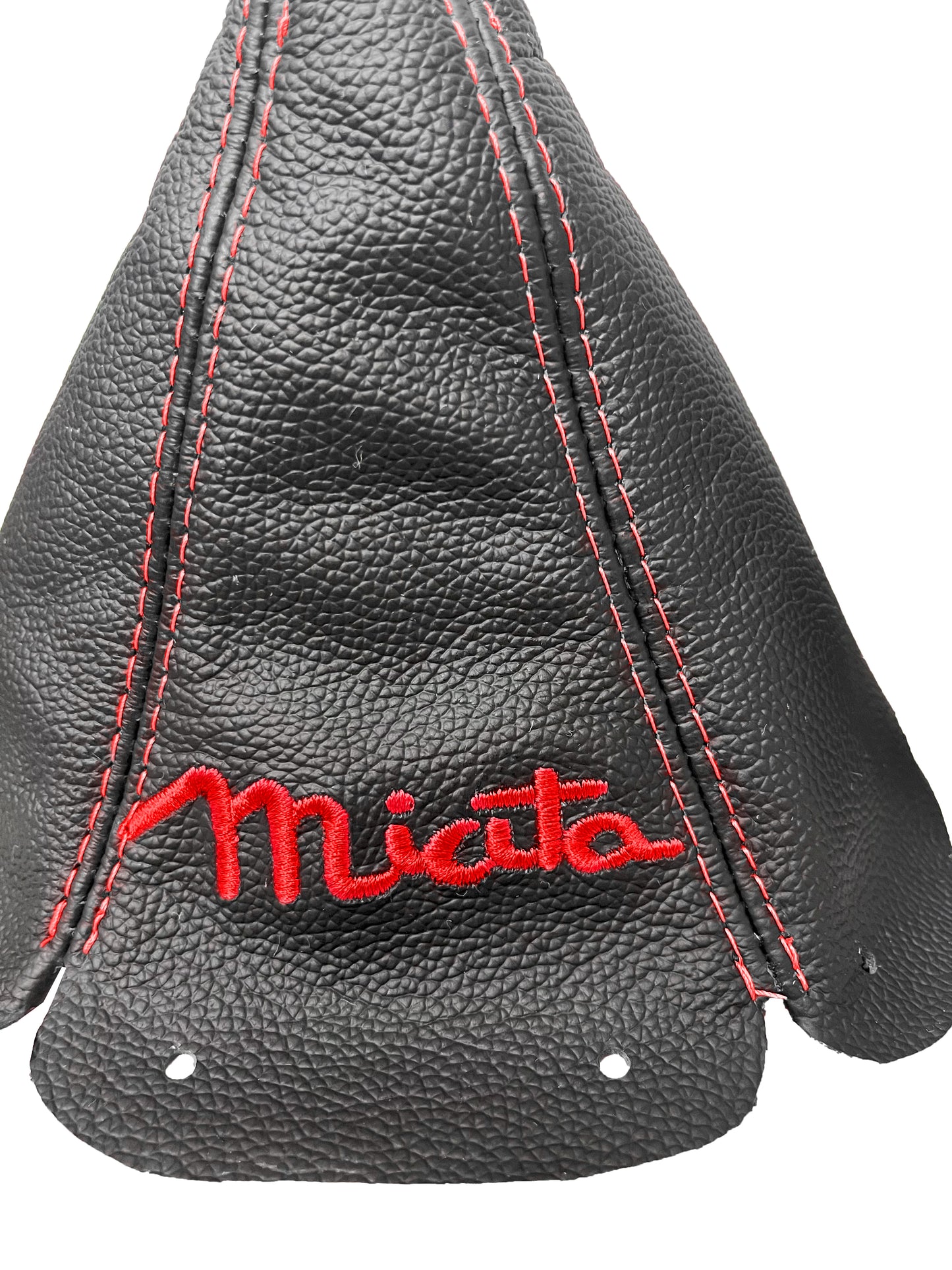for mazda mx-5 mk1 1989 1990 1991 1992 1993 1994 1995 1996 1997 genuine leather handbrake shift boot cover with miata and roadstar embroidery 