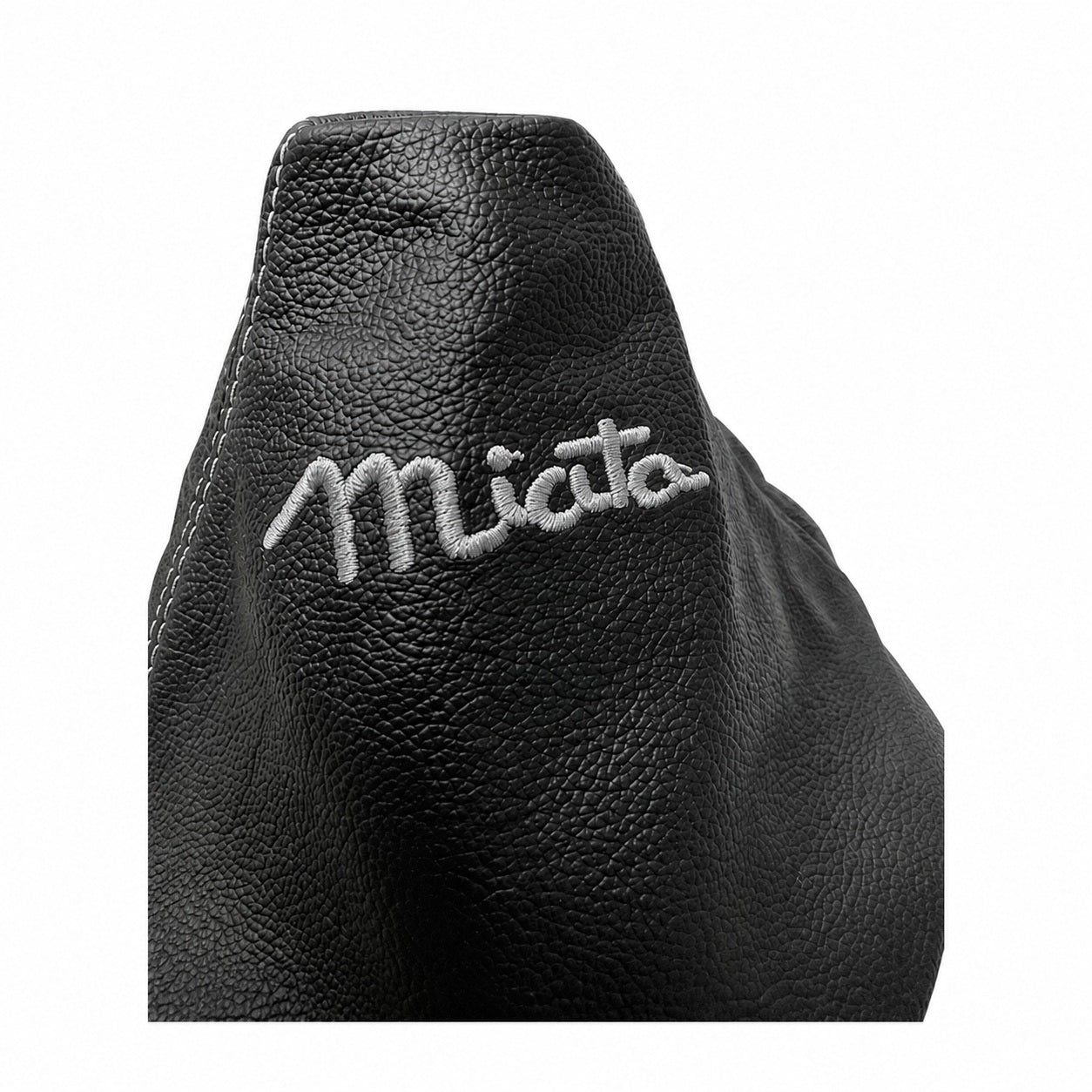 genuine leather shift boot cover manual transmission shifter mazda miata embroidery 2005 2006 2007 2008 2009