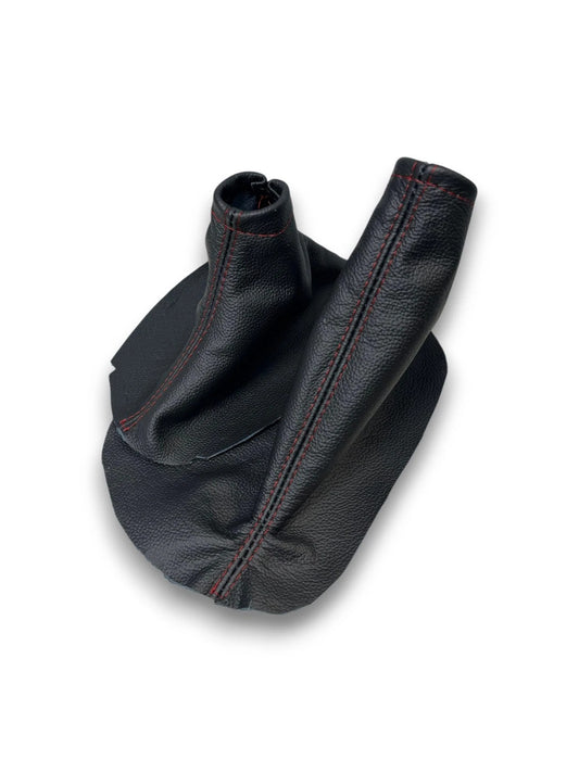 for subaru wrx tr vb trims 2022 2023 2024 2025 2026 genuine leather handbrake shift boot cover in black