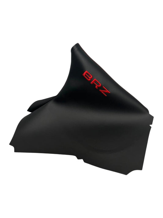 for subaru brz 2013 2014 2015 2016 2017 2018 2019 2020 synthetic leather with embroidery parking hand emergency brake boot cover