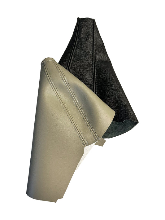 black real leather shift boot and ivory tan synthetic leather handbrake boot cover for subaru legacy 2003 2004 2005 outback 2005 2006 2007 2008 2009 2010