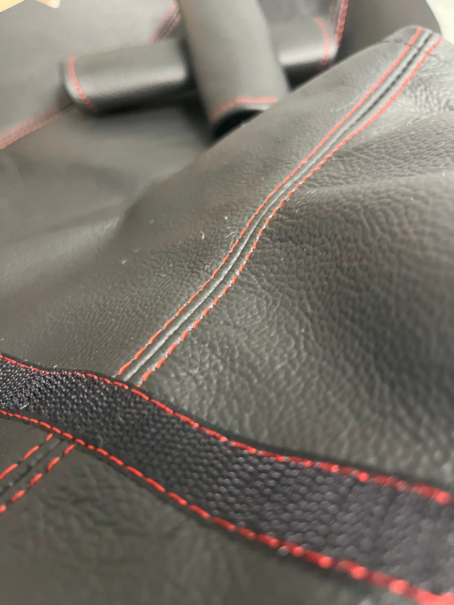 genuine leather console armrest  shift handbrake boot door handle cover chevy corvette c5 1997 1998 1999 2000 2001 2002 2003 004 red stitch